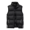 Hommes gilets hommes gilet veste sans manches homme noir blanc jaune mâle coton gilet taille M5XL 100 KG peut porter 231116