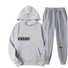 Herrens träningsdesigner hoodie och byxor set basket street bär kvinnor tröja sportkläder märke fleece material stickat tvådelar set asiatisk storlek s-3xl