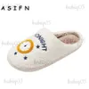 Pantoufles ASIFN mignon chaud rencontrez-moi à minuit pantoufles coussin diapositives doux chaud confort plat fourrure femme dessin animé maison pantoufles chaussures drôles T231116