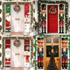 Christmas Decorations Nutcracker Soldier Banner Door Curtain Merry Decoration for Home 2023 Xmas Navidad Natal Year Gifts 231115