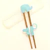 Chopsticks Primary Learning Non-slip Light Weight Encourage Independent Eating Safe And Durable Cute Cartoon Animals Design