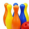 Bowling Kids Set Game Skittle and Balls Sports Educational for Home Kindergarten Toddler 19cm 231115