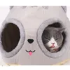 Katzenbetten Winter Warm Haustier Hundebett Zwinger Haus Schlafsack Cartoon Welpen Kissen Matte Zubehör Für Katzen Cama Gato