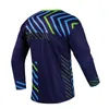 Racing Jackets 2023 EST DOWNHILL JIERSE VOOR MANNEN lange mouw MTB TOPS Anti UV Bicycle Shirt Pro Team Bike Sportswear Off Road Cleren