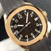 3K Luxury Watch Pp 5167 Aquanaut Noiseless Letched Version 3.3mm 324 Mekanisk rörelse Kroppstjocklek 8.3mm Ar Steel Rose Gold Case Brown Dial