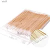 Cotton Swab 500PC/lot Wood Cotton Buds Tips Disposable Micro Cotton Swabs Makeup Ears Cleaning Sticks Cosmetic Nails Eyelash Extension ToolsL231117