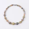 Bracelet extensible en perles de pierre naturelle, brin de 4mm 6mm 8mm, Sodalite ronde, dentelle folle, Agate, fluorite, Howlite