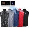 Mens Vests Men USB Infrared 2 Heating Areas Vest Jacket Women And Winter Electric Heated Waistcoat For Sports Hiking Oversized 3XL 231116
