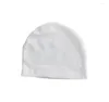 Bérets DHL50pcs Sublimation DIY Blanc Blanc Enfants et adultes Garder au chaud Cap Hiver Automne Impression par transfert thermique
