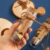 3.5*12cm Cork corked glass bottle test tube small bottle transparent candy bottle candy box hand gift wish bottle storage bottle P143