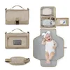 Doek Luiers 3 in 1 Waterdichte Aankleedkussen Luier Reizen Multifunctionele Draagbare Baby Cover Mat Schone Hand Opvouwbare Tas 231116