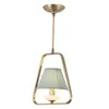 Pendant Lamps All Copper Creative Personality Chandelier Luxury Villa Living Room Dining Bedroom Study Lamp