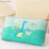 Pillows Summer Breathable Ice Silk Cool Baby Pillow Cartoon Style Kindergarten Nap Pillow Detachable Washable Pillowcase+Pillow CoreL231116