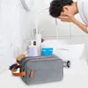 Opbergtassen Mannen Washtas Home Gym Universeel Holding Bouch Travel Zipper toiletholder Cosmetische handtassen Zwart