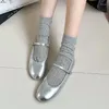 Women Socks Two Toes Candy Colors Cotton Breathable Loose Long Japanese Fashion Solid Color Girls Black White