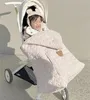 Filtar Swaddling Korean Style Autumn Winter Baby Barnvagn Filt Tecknad Djockad varm baby täcke Baby barnvagn sovväska barn remmar 231115