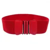 Belts Women ' Elastic Stretch Buckle Wide Waist Belt Waistband