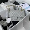 Evening Bags Shoulder Designer 7A Classic Flap Chain Bag Women Caviar Grain Cowhide Leathers Fashion Handbag Cross Body