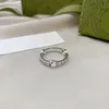 Designer Ring G Brand kvinnors armband Rostfritt stål Kvalitet Valentins dag Mutuell gåva