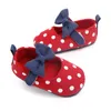 First Walkers 0-18M Autumn Baby Girl Cotton Casual Bow Shoes Born Cute Non-slip Soft Soled Walking