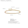 Anklets Yhpup Classic Double Layer Exquisite Chain Stainless Steel Stylish Anklet Women Tren Summer Charm Gold Silver Color JewelryL231116