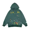 2023 Lanvin Hoodie Men's Hoodies Sweatshirts Designer Classic Fashion Tide loose and Buranstile Splash-ink Graffiti Printed714 234