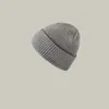 Bérets d'hiver unisexe tricoté chapeau acrylique fibre Skullies bonnets casual solide extérieur mâle femme casquettes chaud coupe-vent loisirs dames