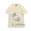 デザイナー衣類メンズサマーTシャツ女性GレターアニマルプリントカジュアルトップメンズファッションTEESストリート衣料服の丸いネックシャツ