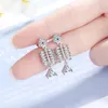 Stud Earrings LUTAKU Korean Style Lovely Animal Fish For Women Gold Color Bone Cubic Zirconia Trendy Gifts