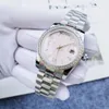 Watch Automatic Mechanical Womens Watches 36mm Silver Wristband Waterproof All Edelstahl Wristband Modedesigner-Armbanduhr a33
