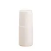 50ml rolo de plástico branco na garrafa recarregável desodorante garrafa de perfume de óleo essencial diy recipientes cosméticos pessoais rgudx