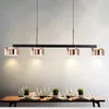 Lampes suspendues Loft moderne Lustres industriels Rose Gold Hanging Light Salle à manger / chambre / Cuisine Rétro Luminaire Suspendu LED Lustre Lampe