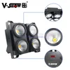 VSHOW 4 X 100W 4 Eyes Cob LED BLinder Cool and Warm White LED High Power Professional Stage Lighting for DJ Disco Party