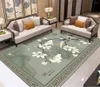 Carpets Living Room Sofa Coffee Table Carpet 3D Printing Crystal Velvet Study Bedroom Bedside Blanket Modern Minimalist