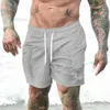 Shorts masculinos sexy praia para homens roupa de banho boxers troncos esporte natação prancha surf banho verão secagem rápida 2023