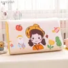 Pillows 44x27CM Spring Summer Ice filament Children's Pillow Cover Special Pillowcase For Latex Pillow Cartoon Children's PillowcaseL231116