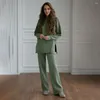 Kvinnors tröjor Kvinnor Tröja Solid Knit Pants Set O- Neck Split Y2K kläder 2023 Autumn Winter Official Suit Fashion Casual Dress