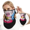 Bandanas Windproof Hiking Scarves Earloop Half Mask 3D Print Venom Bandana Breathable Face Balaclava Cycling Neck Gaiter For Men Women