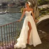 Drappe A Line Suknie ślubne 2023 Sweetheart Kościa Vestido de Noiva Tiul Custom Made Boho Bridal Suknia