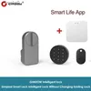 Smart Lock Gimdow Smart Door Lock Hotel Apartment Intelligente Aufkleber Installation Bluetooth-kompatibler Tuya Smart App Electronic Lockl231116