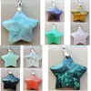 Pendentif Colliers Oeil de Tigre Labradorite Aventurine Cristal Cornaline Star Art Perle WFH1050