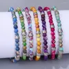 Braccialetti con ciondoli Multicolor Natural Premium Beads Handmade Weave Amicizia Amanti Coppie Yoga Bracciale Gioielli Regali