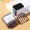 Cotton Swab Double-ended Cotton Swabs Black and White Two-Color Soft Skin-Friendly Makeup RemoverL231116