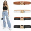 Riemen pu lederen vlinder metalen gesp gordel mode dames meisjes kleding jurk Jean broek tailleband dames gotische accessoires