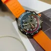 ホットラグジュアリーデザイナーメンズウォッチクォーツエンデュランスプロアベンジャークロノグラフ44mm時計複数の色ラバーメンズウォッチガラス腕時計
