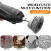 Brushes 50mm Steel Wire Wheel Brush Rotary Tool For Drill Tools Metal Rust Removal Polishing 230414