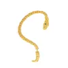 Orecchini a forma di serpente in oro e argento, punk, retrò, esagerati, con design di coppia, orecchini di senso, orecchini di temperamento