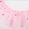 Abbigliamento per cani Confortevole gonna tutù rosa Costume per animali domestici Festa di compleanno Gattini Vestito per gatti con corona per le vacanze