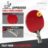 Tafeltennisraquets Professioneel tafeltennisracket met hoornvormige grip voor verbeterde prestaties, snelheid en rotatie rood 231115