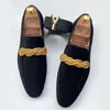 Loafers storlek plus män märke mocka läder vintage glid på klassiska avslappnade män som kör bröllop manliga klänningskor loafer claic caual dre sko